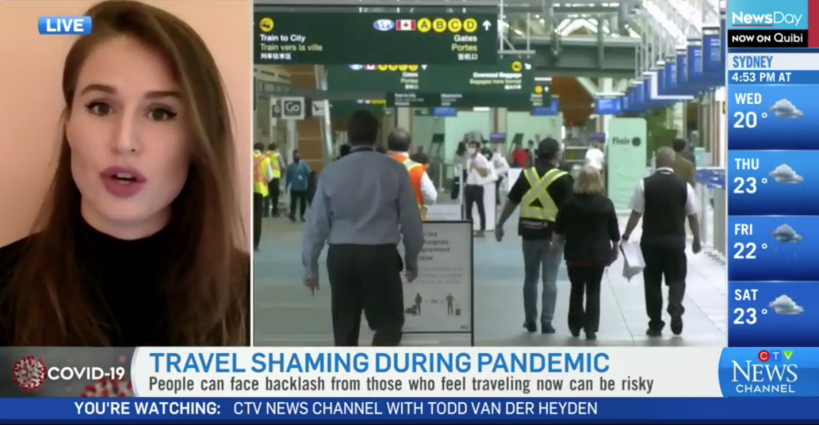 CTV interview on Travel Shamin